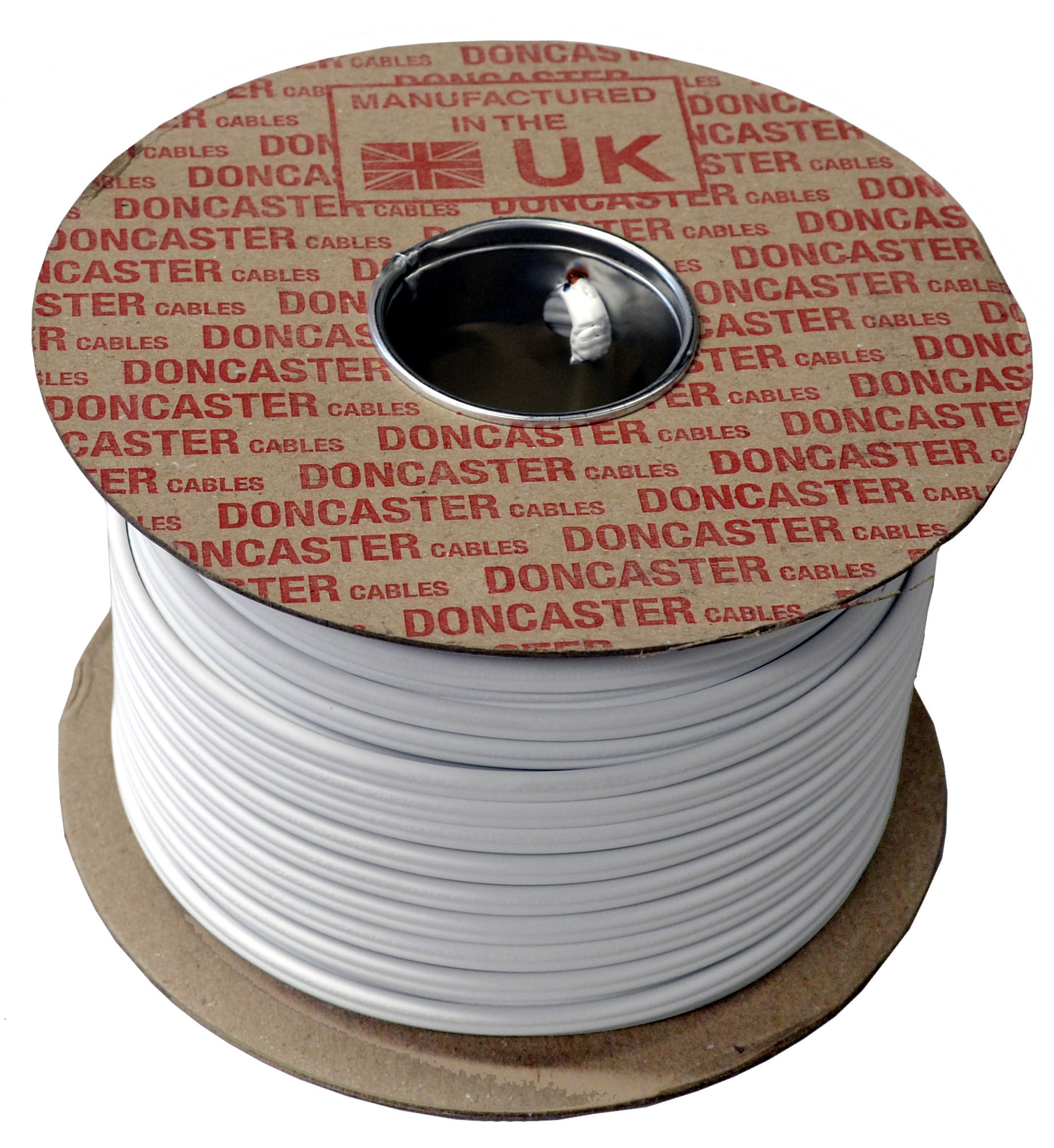 H 6242B 2.5 LSNH  WHITE  100 MTR RLS - PLAIN REELS